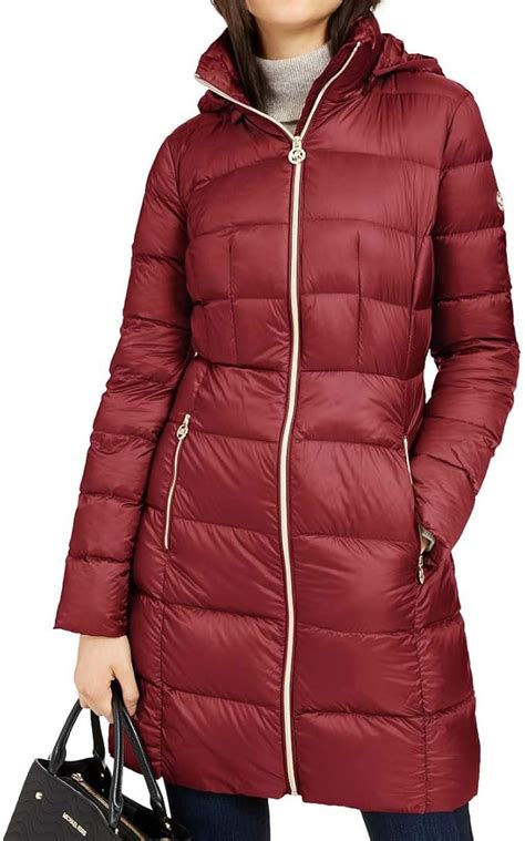 michael kors long puffer|michael kors lightweight puffer coats.